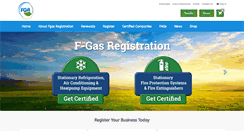 Desktop Screenshot of fgasregistration.ie